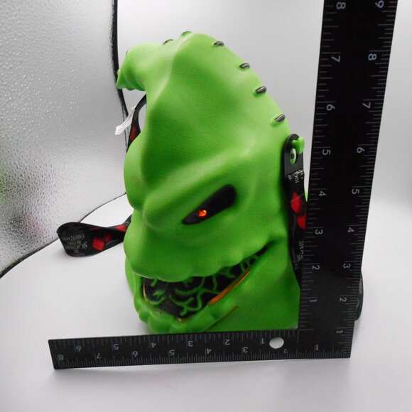 DISNEY PARKS OOGIE BOOGIE NIGHTMARE BEFORE CHRISTMAS POPCORN BUCKET LIGHTS UP! - Picture 9 of 14